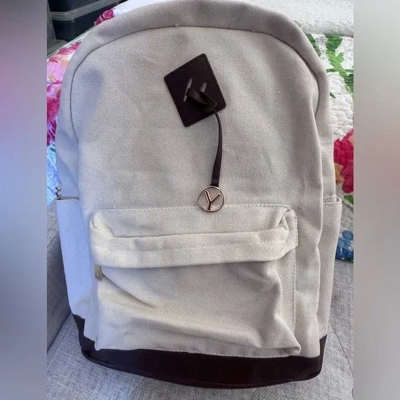 NWOT canvas backpack Unbranded | Bags | Nwot Womens Canvas Backpack | Poshmark main image 4